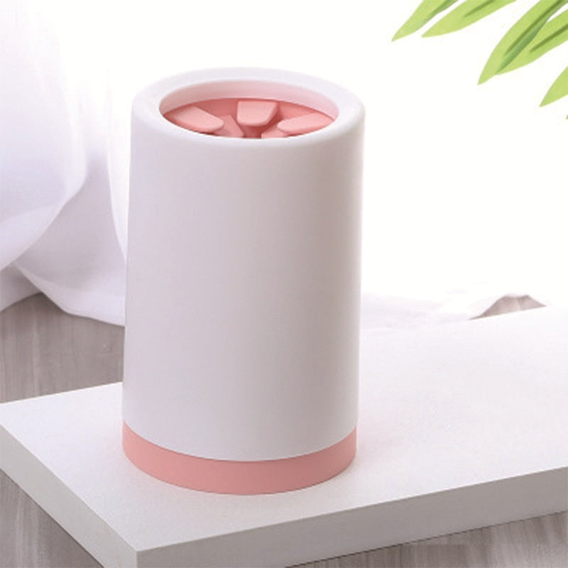 CleanPattes rose, nettoyeur de pattes pour chien